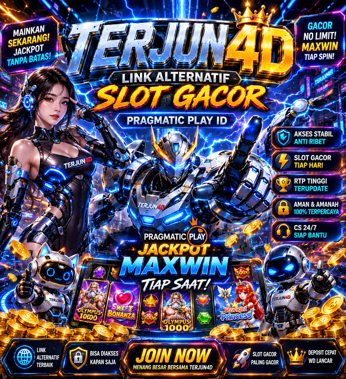 TERJUN4D 🔥 Izin Om Google, Panduan Bermain dan Mengenal Taruhan Slot Pragmatic Play ID