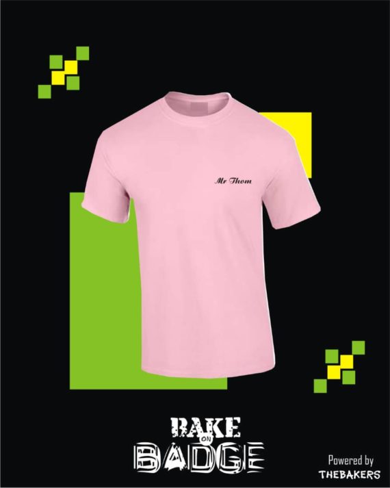 Bake on Badge Tshirt [PINK]